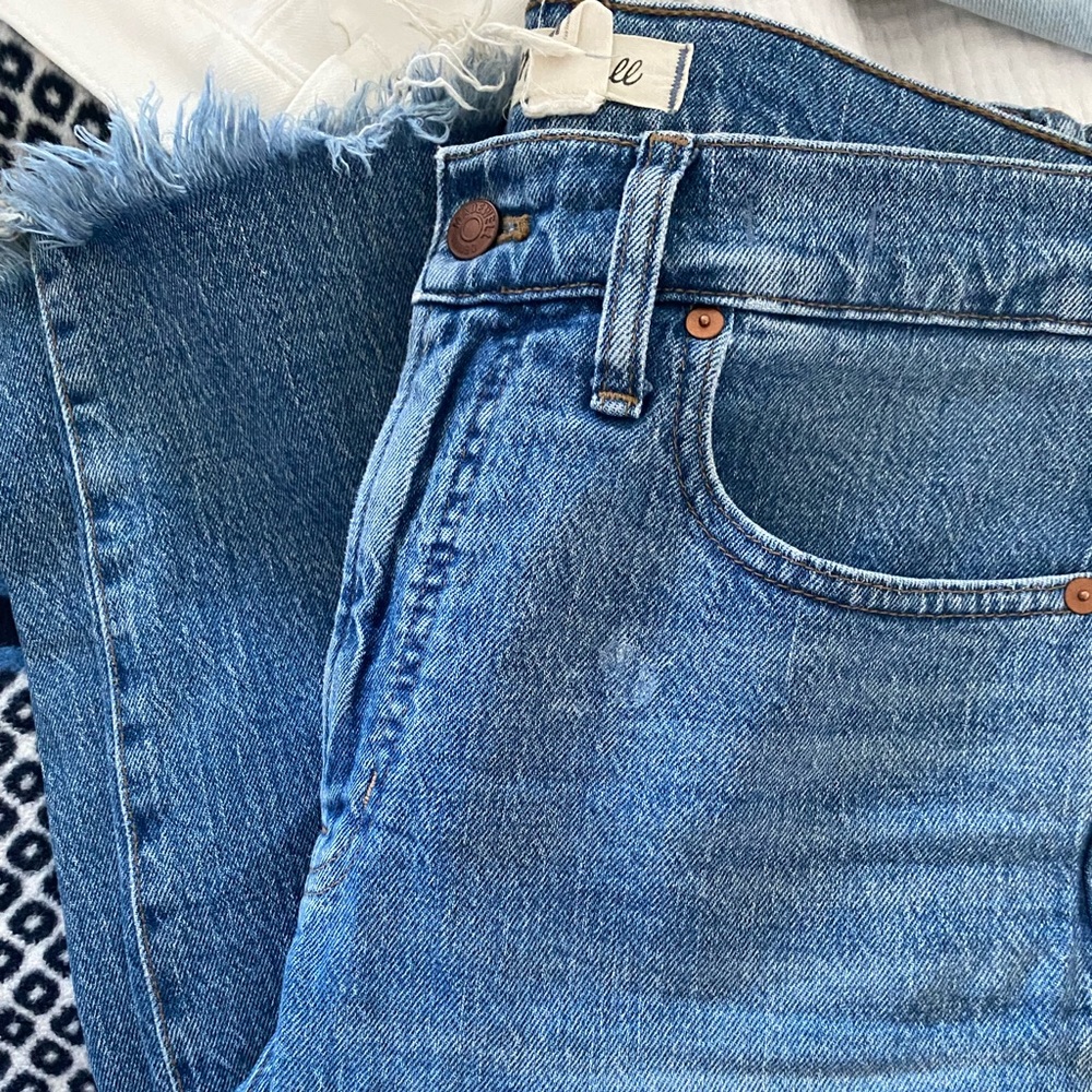 Madewell Perfect Vintage Jean with raw hem